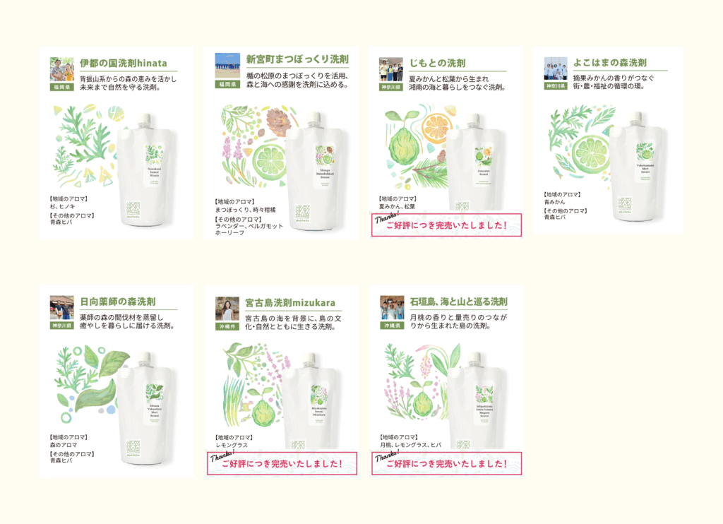 がんこ本舗, 海へ…, 地域洗剤, 地域循環共生圏, Regenerative Future, エコ洗剤, サステナブルライフ, アロマ, SDGs, 環境活動