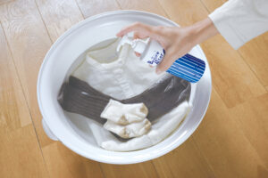 菌との共生 自然にやさしい 人にやさしい 衣類にやさしい 中性 除菌剤